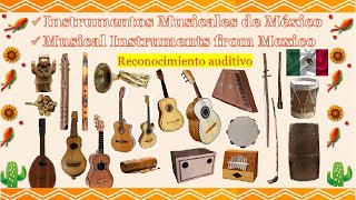 🌎 Instrumentos Musicales de MÉXICO Instruments Musical from MEXICO [upl. by Anadroj]