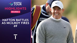 Round 2 Highlights  Rory McIlroy Tyrrell Hatton  2024 Alfred Dunhill Links Championship [upl. by Belvia]