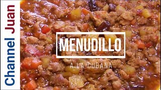 ENGLISH Beef Menudillo a la Cubana quick and easy 2019 [upl. by Phiona]