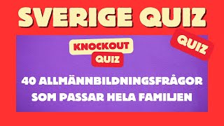 Sverige Quiz  Hur Många Rätt Får Du 🧠❓ [upl. by An]