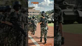 Military training in Guangxi colleges and universities The students are full of passion and blood [upl. by Caitlin142]