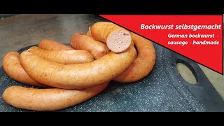 CurrywurstBockwurst selber machenGerman sausage CurrywurstBockwurst handmade [upl. by Rehpotsirhk]