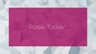 Rosie Tucker  appearance [upl. by Madora]