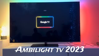 Philips 65” The One PUS8848 4K LED 2023 Ambilight sister bying new tv zacksiu [upl. by Dry]