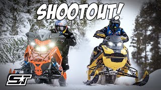 2024 TwoStroke Turbo Trail Sled SHOOTOUT Patriot Boost vs 850 Turbo R [upl. by Ahsinra]