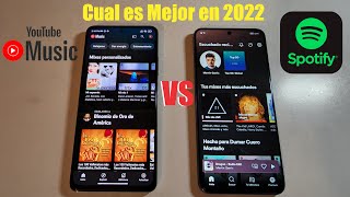 Spotify vs YouTube Music cuál es mejor en 2022  Gratis vs Premium [upl. by Nodnol696]