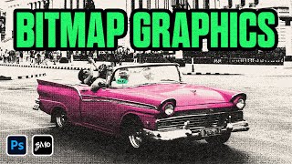 Bitmap Graphics in Adobe Photoshop Blkmarket Inklab [upl. by Yadnus]