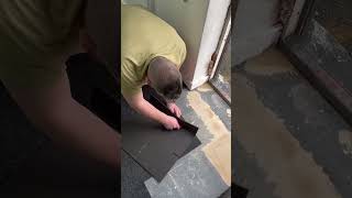 A Carpet Tile trick ✅…Your welcome 🙏🏻carpet tiles flooring howto teirnanmccorkell [upl. by Ynatirb]