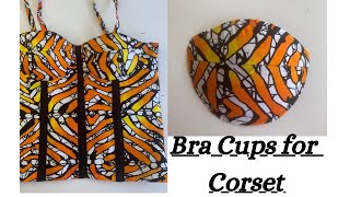 Covering Bra Cups for a Corset  Easy DIY Tutorial for Beginners corset bracup howtosew [upl. by Cence191]