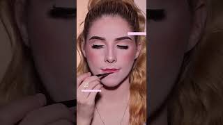 Labios rojos perfectos viralshort makeup maquillaje lipgloss lipcombo tutorial hack fyp [upl. by Nanor]