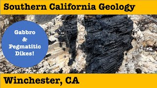 Southern California Geology  Gabbro amp Pegmatitic Dikes [upl. by Mogerly]