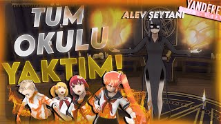 alev şeytanı ritüeli yaptım  yandere simulator [upl. by Vinny]