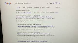 How to download driver RAID H755 for windown 2016 When setup Server Dell 15G [upl. by Tabby480]