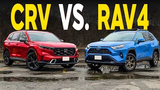 Head to Head 2024 Toyota RAV4 vs 2024 Honda CRV [upl. by Eimam711]