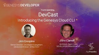 DevCast Tutorial 15  Introducing the Genesys Cloud CLI [upl. by Dewhurst]