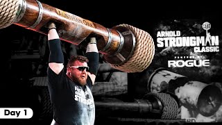 WHAT HAPPENED  ARNOLD STRONGMAN CLASSIC DAY 1  STOLTMAN BROTHERS [upl. by Adnirual]