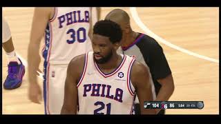 Joel Embiid Begging for Technical Foul [upl. by Server]