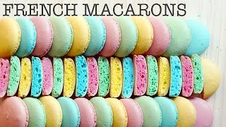 속이 꽉찬 프렌치 마카롱 만드는 법French Macarons with NonHollow Shells [upl. by Anatol]