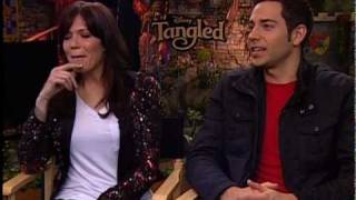 Mandy Moore and Zachary Levi Talk quotTangledquot [upl. by Kissel]