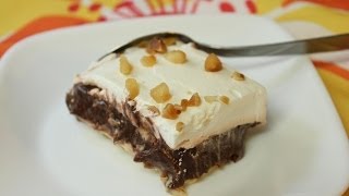 Three Ingredient No Bake Pudding Pie  Chocolate Haupia flavors [upl. by Luapnoj]