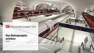 Die Deutsche Bahn baut das Projekt Stuttgart–Ulm  Ein Blick in die Zukunft [upl. by Beitris]