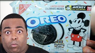 OMG MICKEY MOUSE OREOS 90 Years Limited Edition [upl. by Hortensa149]