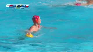 Netherlands vs Czech Rep  Euro Junior Waterpolo Champ 2022  Preliminary [upl. by Nyllij452]