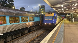 Trains at Maitland and Macdonaldtown [upl. by Ellevart]