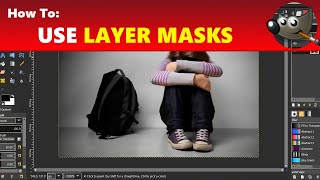 How to Use Layer Masks in GIMP  Using GIMP Tutorial [upl. by Irret]