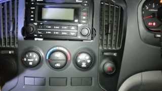 How to remove the radio from a Hyundai Iload [upl. by Teplica]