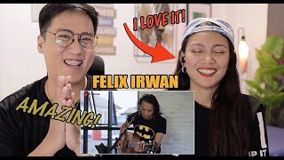 WHEN WE WERE YOUNG ADELE  LYRIC  FELIX IRWAN COVER  REACTION [upl. by Eiblehs]