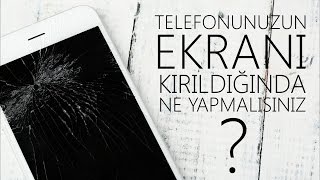 Telefonunuzun ekranı kırıldığında ne yapmalısınız [upl. by Neroc]