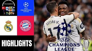 Real Madrid vs FC Bayern München UEFA Champions League Halbfinale Highlights [upl. by Lorinda619]