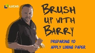 Preparing to Apply Lining Paper  Tutorial [upl. by Adnert632]