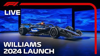 LIVE Williams Racing 2024 Team Launch [upl. by Mastic]