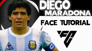 EAFC 25 How To Create DIEGO MARADONA Face Advanced Sculpt Tutorial [upl. by Andres]