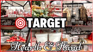 NEW CHRISTMAS DECOR SHOP WITH ME AT TARGET🎄  Hearth amp Hand Christmas Decor 2023 🎯 [upl. by Ellynn]