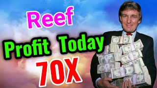 Reef Profit Today  Reef Price Prediction Reef Today News [upl. by Enilrac]