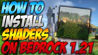 How To Install Shaders On Minecraft Pc 121 Bedrock 2024 [upl. by Aisereht]