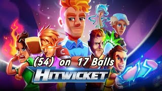 “ Half Century on Just 17 Balls  Hit Wicket Cricket Game “ cricketlover games gameslovers [upl. by Russi]