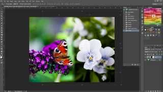 How to combine two images using a gradient in Adobe Photoshop [upl. by Janik520]