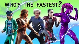 10 MARVEL SPEEDSTERS Explained as seen in liveaction media [upl. by Vance612]