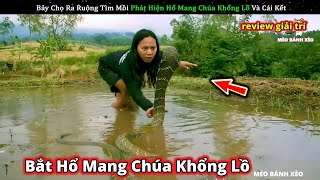 Thanh niên ra ruộng tìm mồi nhậu bắt gặp rắn hổ mang chúa khổng lồ và cái kết  Review Giải Trí [upl. by Ahsaeyt]