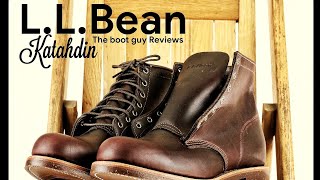 LLBean Katahdin built by ChippewaUSA  The Boot Guy Reviews [upl. by Ferreby]