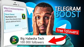 Telegram Boost and telegram Advertisement ማዎቅ ያለባችሁ ወሳኝ ነጥቦች bighabesha1 [upl. by Jolee]