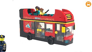 LEGO City Double Decker Sightseeing Bus 60407 Review [upl. by Hamirak456]