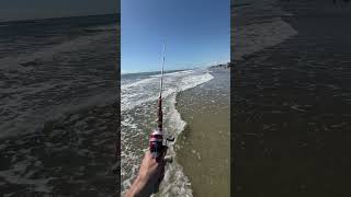 Living the life Fishing at Galveston Island Beach Texas [upl. by Crispin]