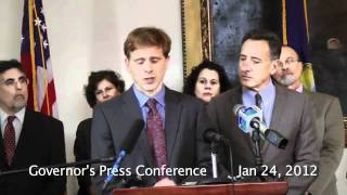 VT Governors Press Conference Homeless Issues [upl. by Nrubua87]