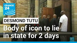 Desmond Tutu body of icon to lie in state for two days • FRANCE 24 English [upl. by Anah]