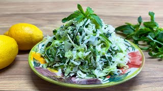 I eat this coleslaw for dinner every day and lose weight without dieting 🔥healthy recipes [upl. by Oicafinob]